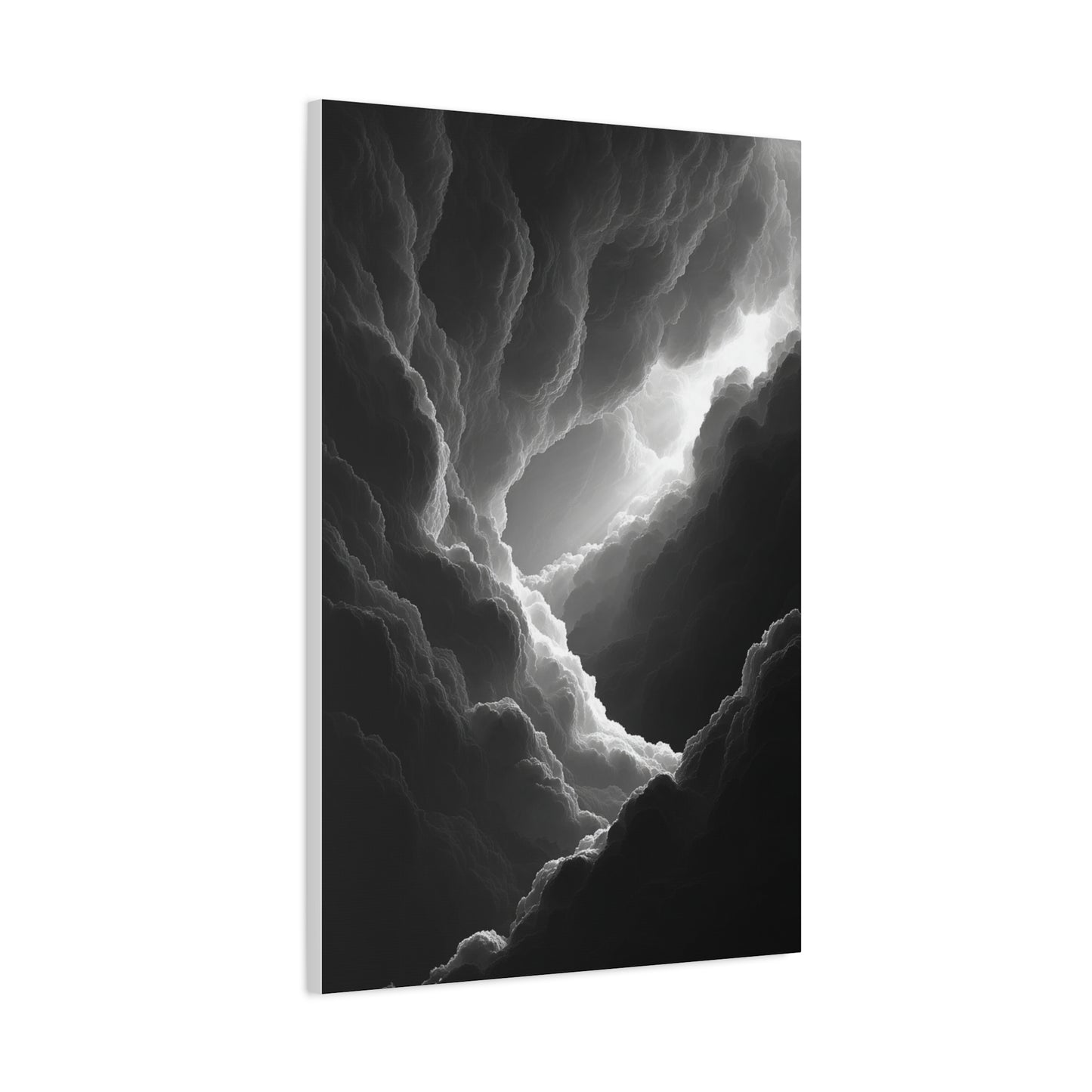 Dramatic Light Through Storm Clouds Wall Art & Canvas Print