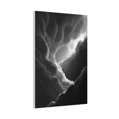 Dramatic Light Through Storm Clouds Wall Art & Canvas Print