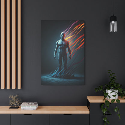 Energy Form Human Figure Wall Art & Canvas Prints