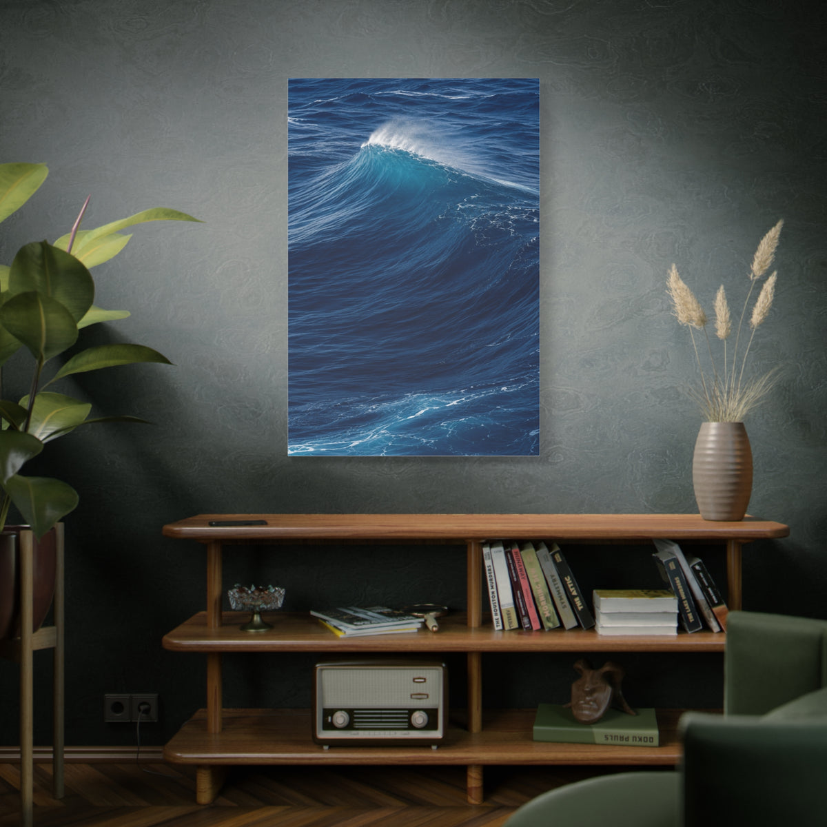 Open Ocean Cresting Wave Study Wall Art & Canvas Print
