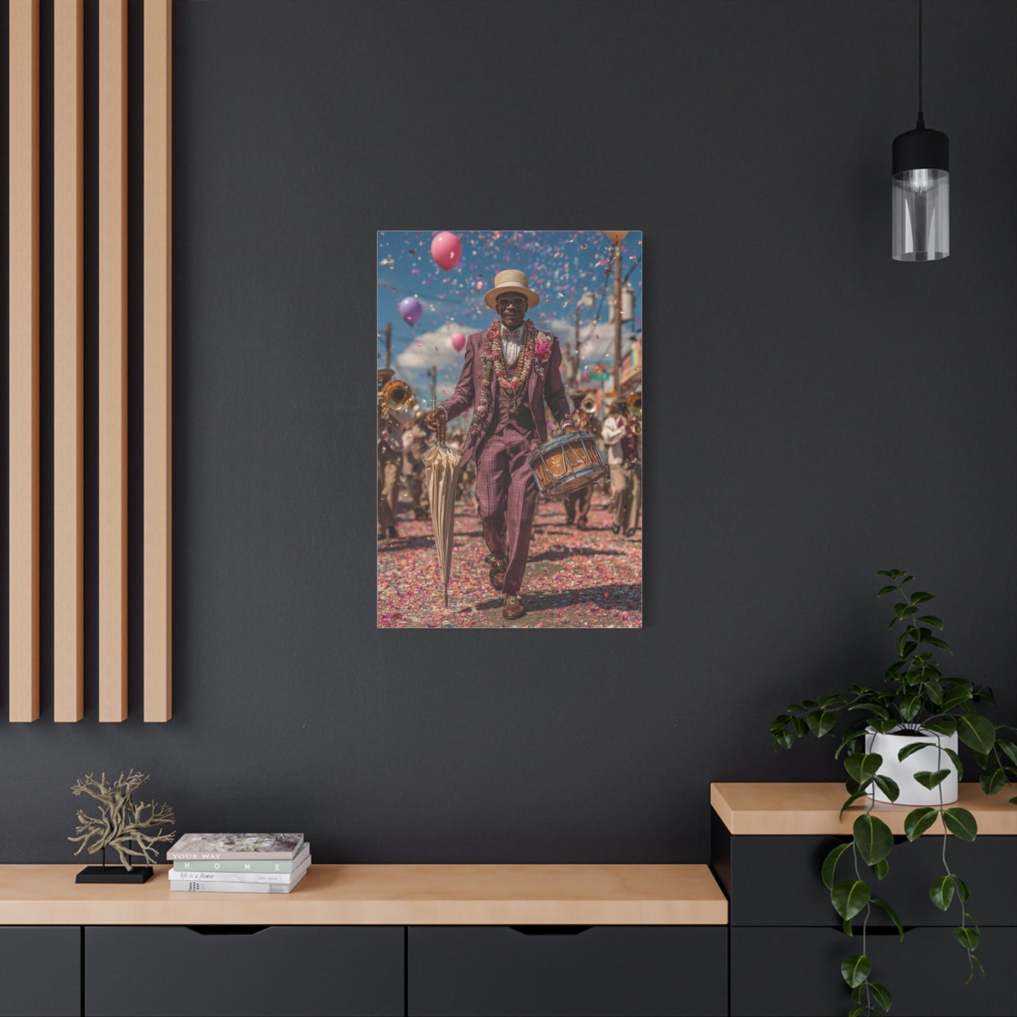 Second Line Parade Celebration Wall Art & Canvas Print