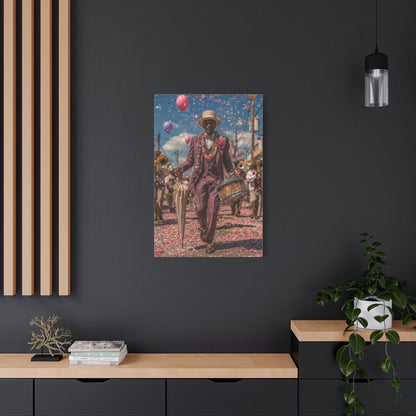 Second Line Parade Celebration Wall Art & Canvas Print