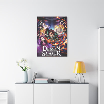 Demon Slayer: Kimetsu no Yaiba Season 1 Poster Wall Art & Canvas Print
