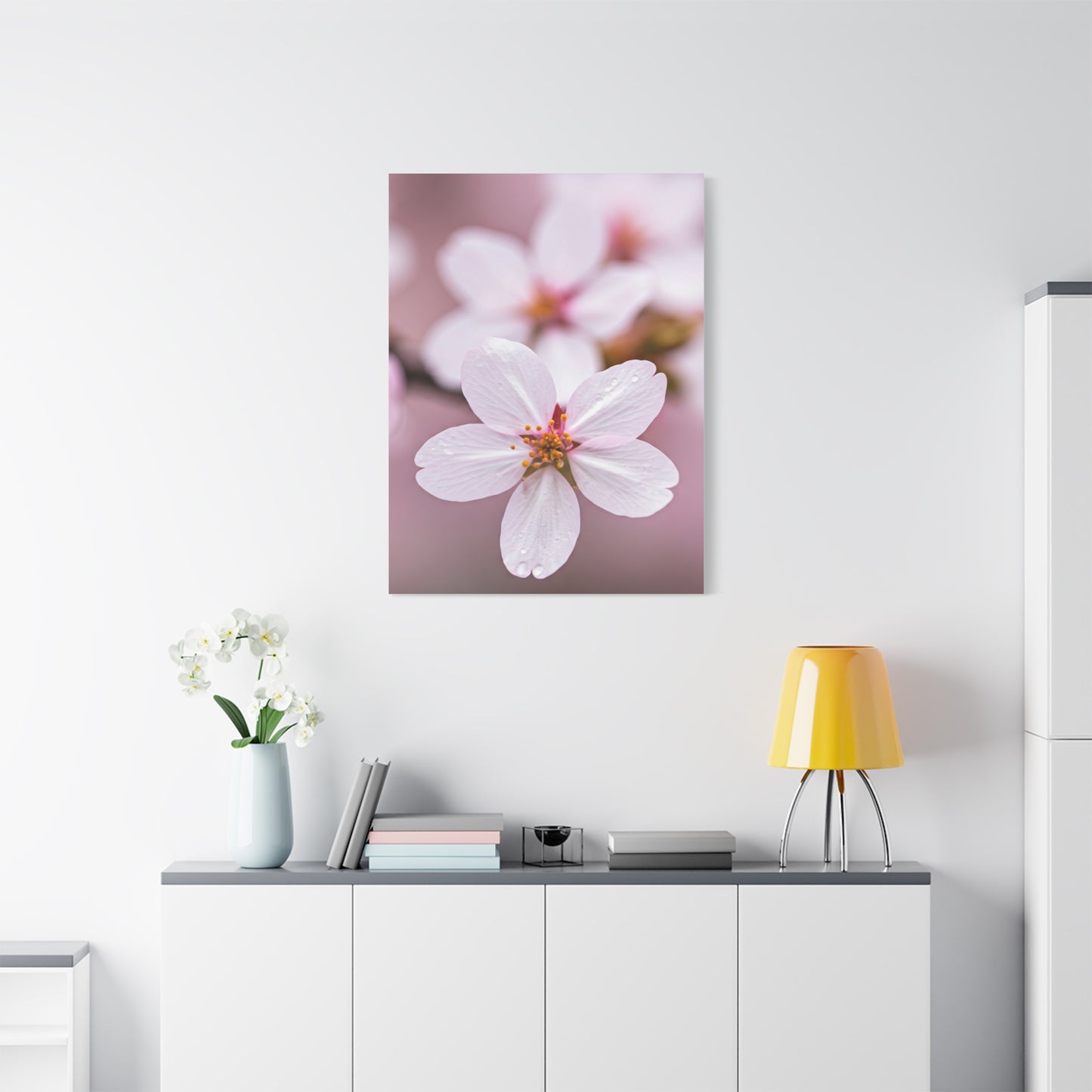 Soft Sakura Petal Macro Photography Wall Art & Canvas Prints