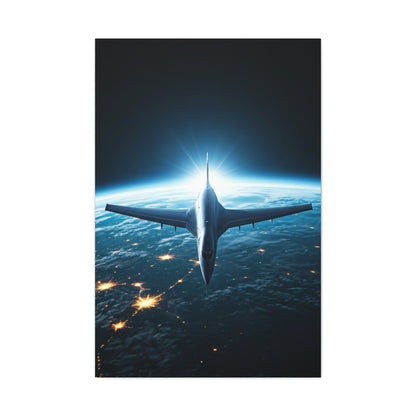 Space Edge Flight Perspective Wall Art & Canvas Prints