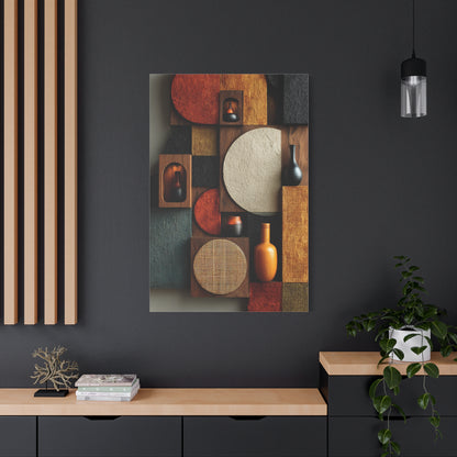 Modernist Still Life Geometry Wall Art & Canvas Print