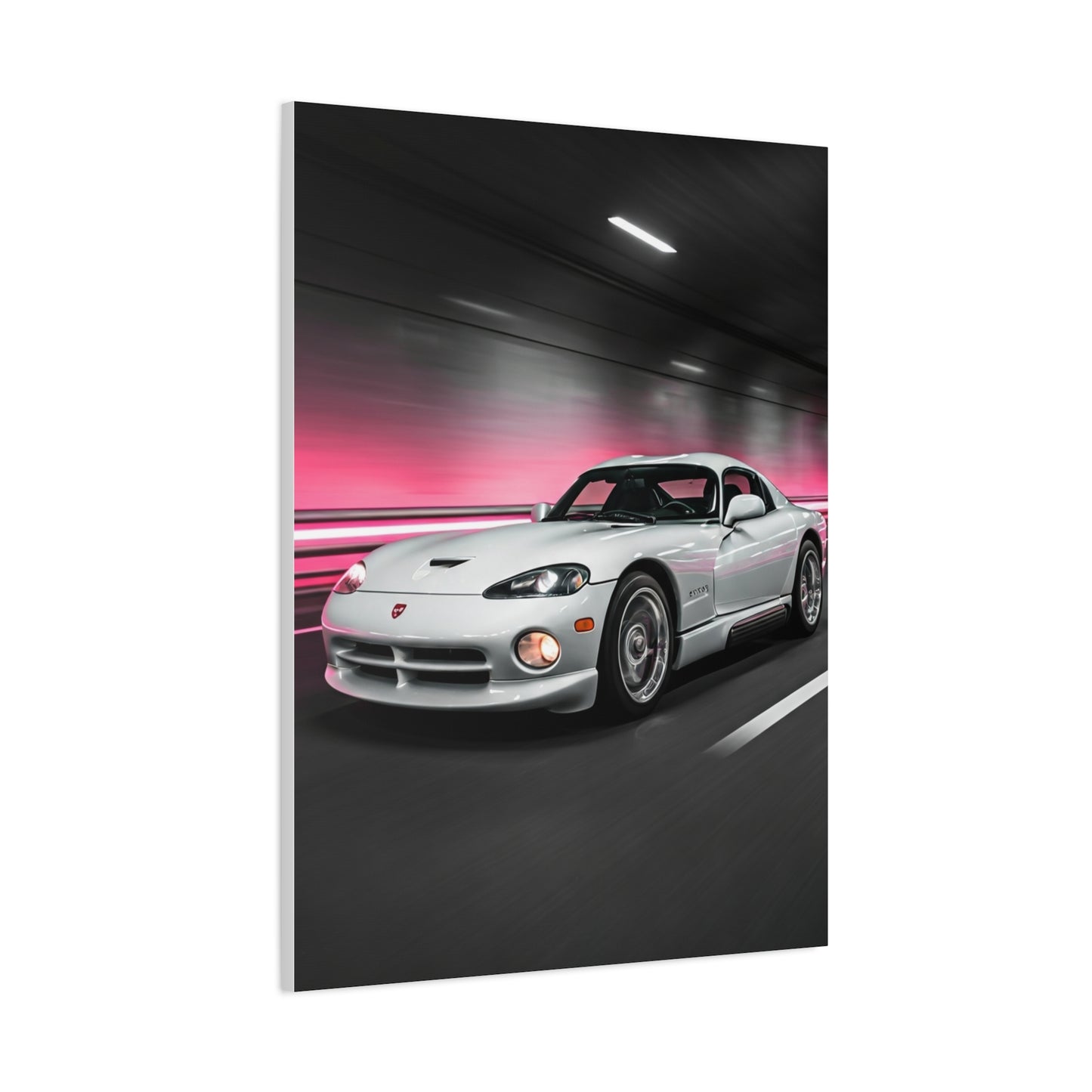 1992 Dodge Viper RT/10 Neon Tunnel Charge Wall Art & Canvas Prints