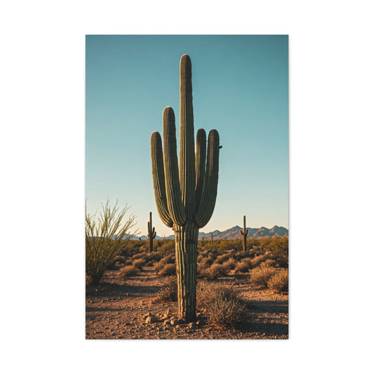 Classic Saguaro Desert Landscape Wall Art & Canvas Prints