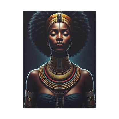 Regal African Queen Serenity Wall Art & Canvas Prints