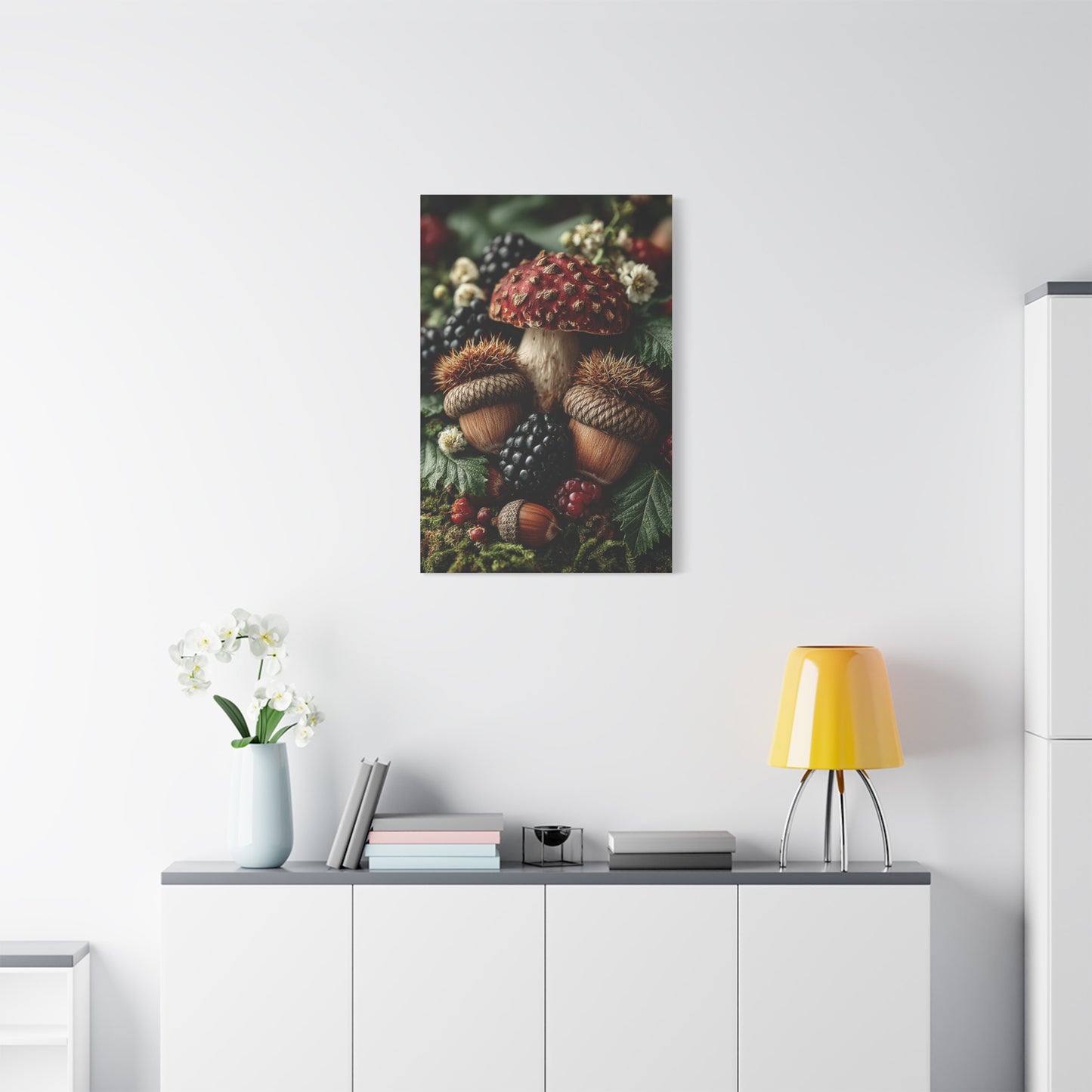 Woodland Harvest Still Life Wall Art & Canvas Print