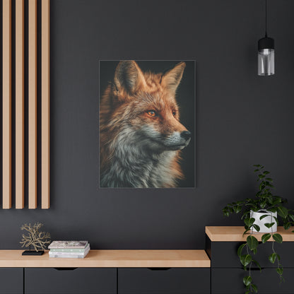 Majestic Red Fox Portrait Wall Art & Canvas Print