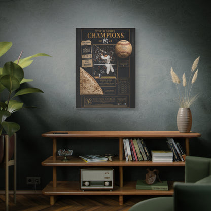 World Series Champions Yankees Memorabilia Wall Art & Canvas Print