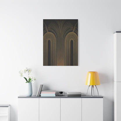 Golden Archway Symphony Art Deco Wall Art & Canvas Prints
