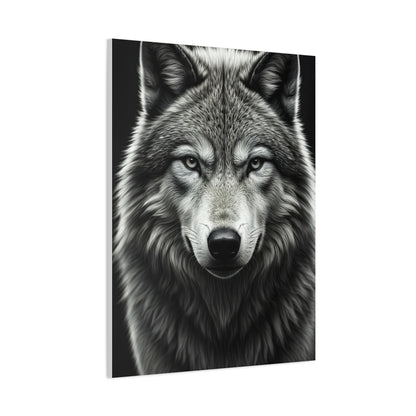 Arctic Wolf Intense Portrait Wall Art & Canvas Prints