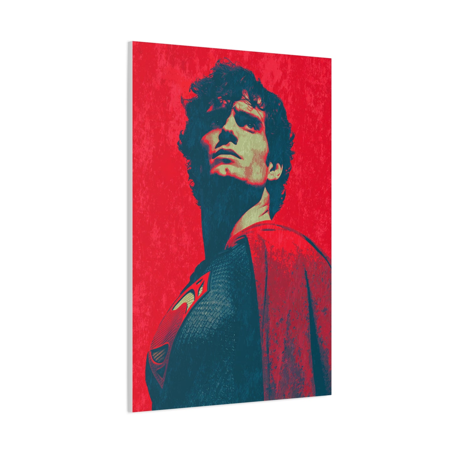 Man of Steel Superman Pop Art Movie Poster Wall Art & Canvas Print