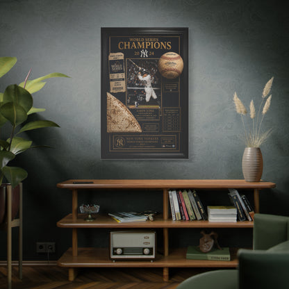 World Series Champions Yankees Memorabilia Wall Art & Canvas Print