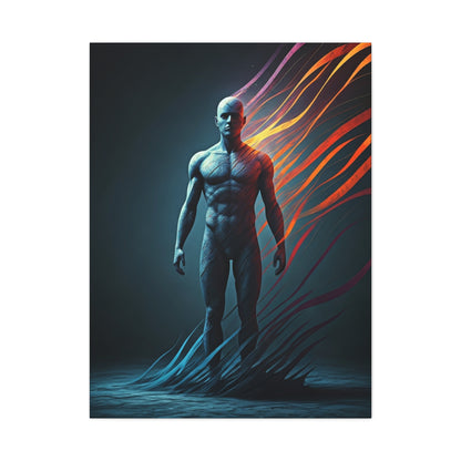 Energy Form Human Figure Wall Art & Canvas Prints