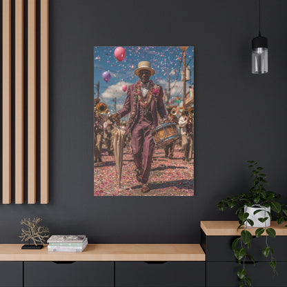 Second Line Parade Celebration Wall Art & Canvas Print