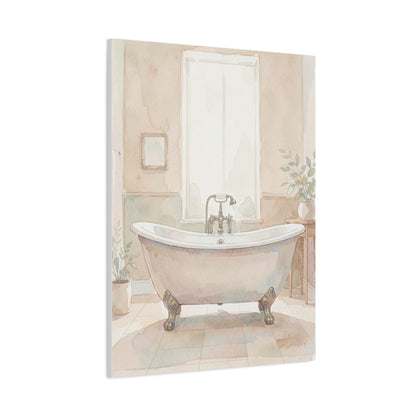 Vintage Clawfoot Bathtub Serenity Wall Art & Canvas Prints