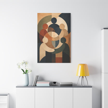Corporate Unity Circle Composition Wall Art & Canvas Print