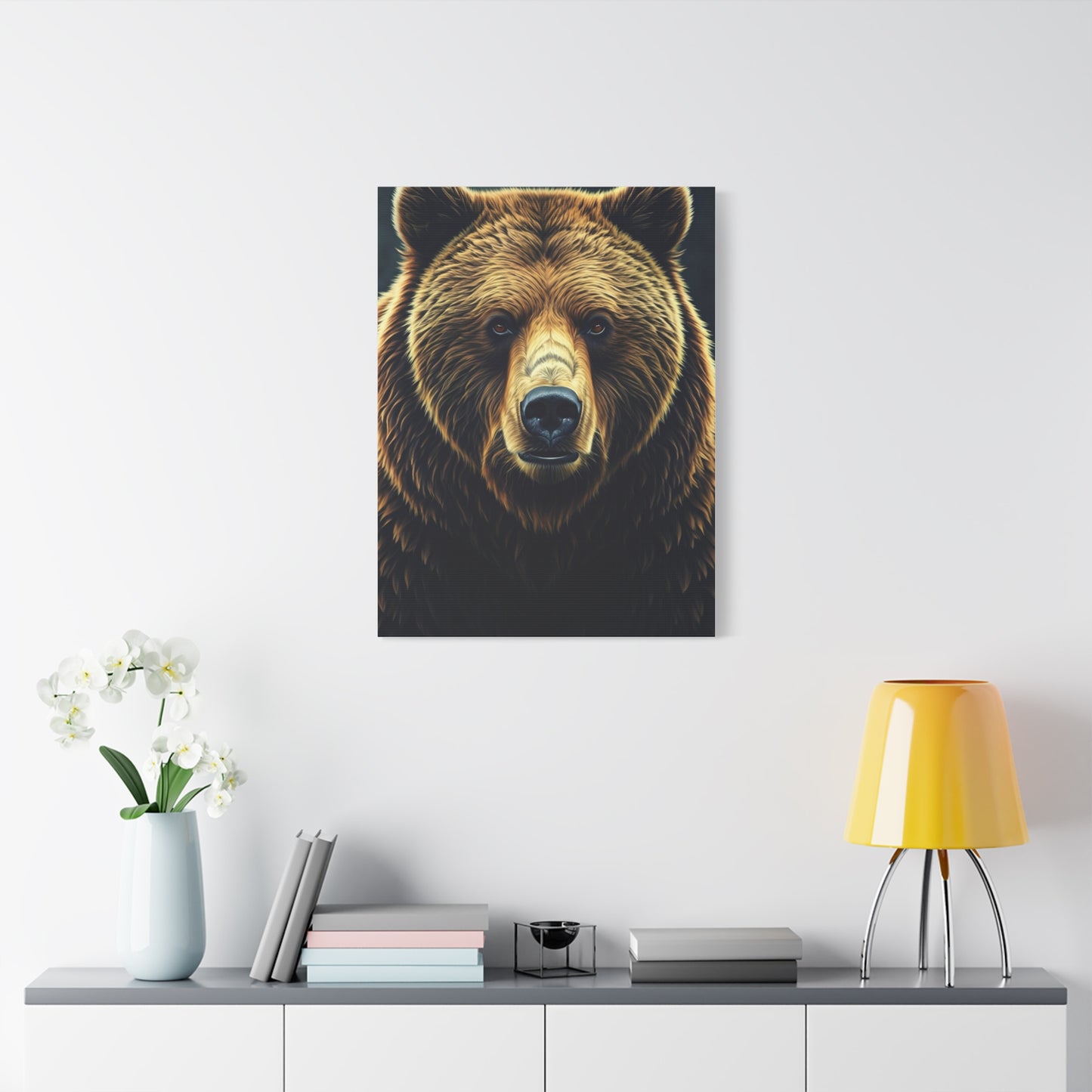 Majestic Brown Bear Portrait Wall Art & Canvas Prints