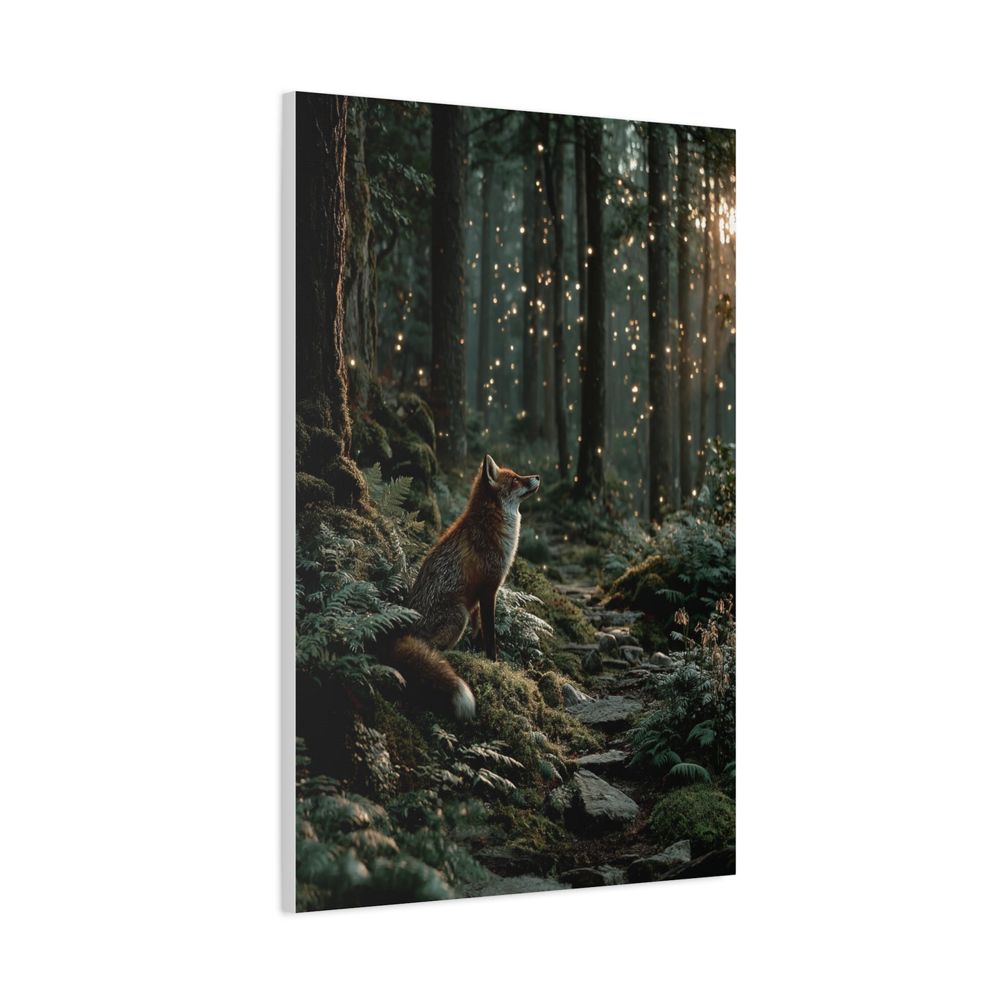 Enchanted Forest Fox Wall Art & Canvas Print