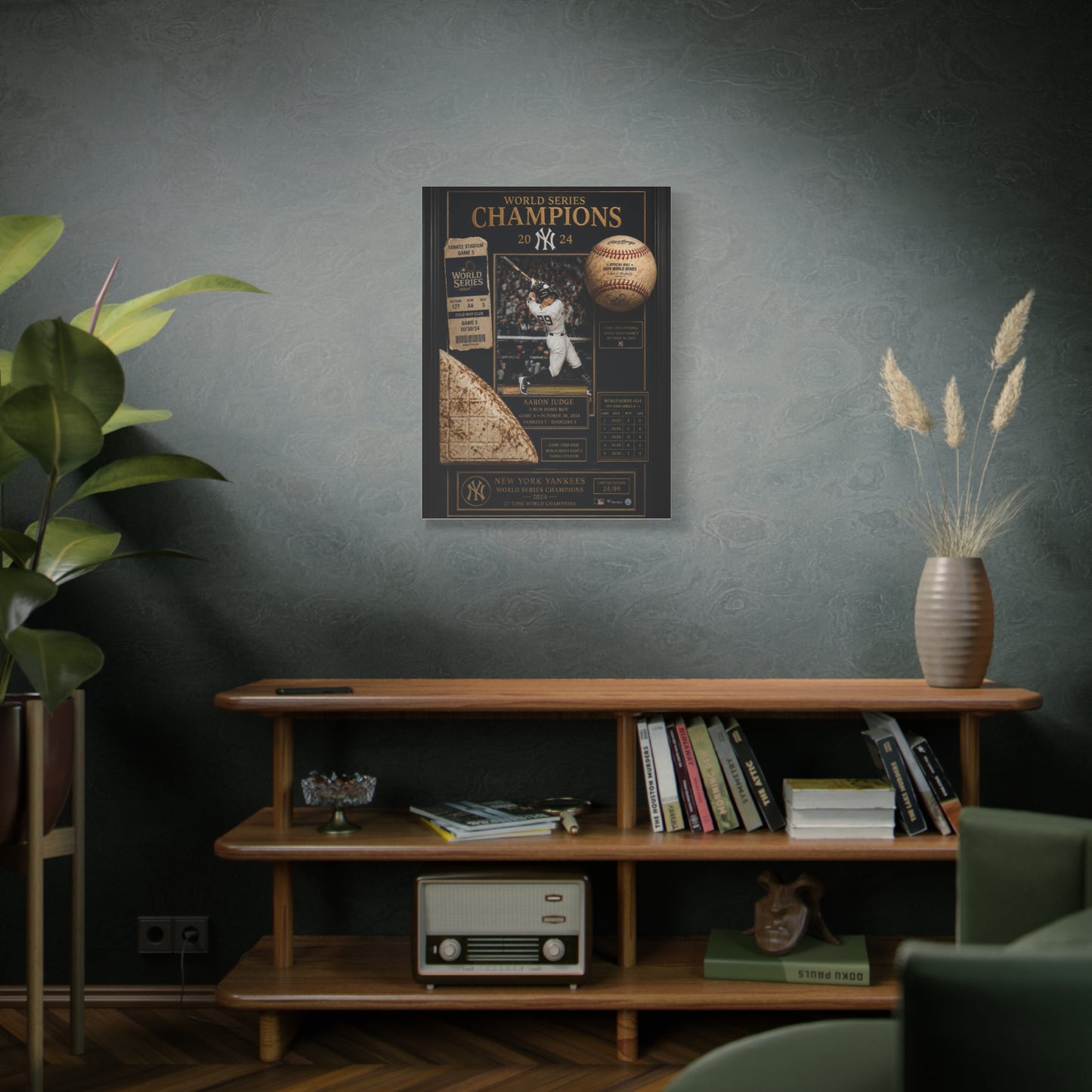 World Series Champions Yankees Memorabilia Wall Art & Canvas Print