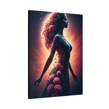 Blooming Energy Woman Wall Art & Canvas Prints