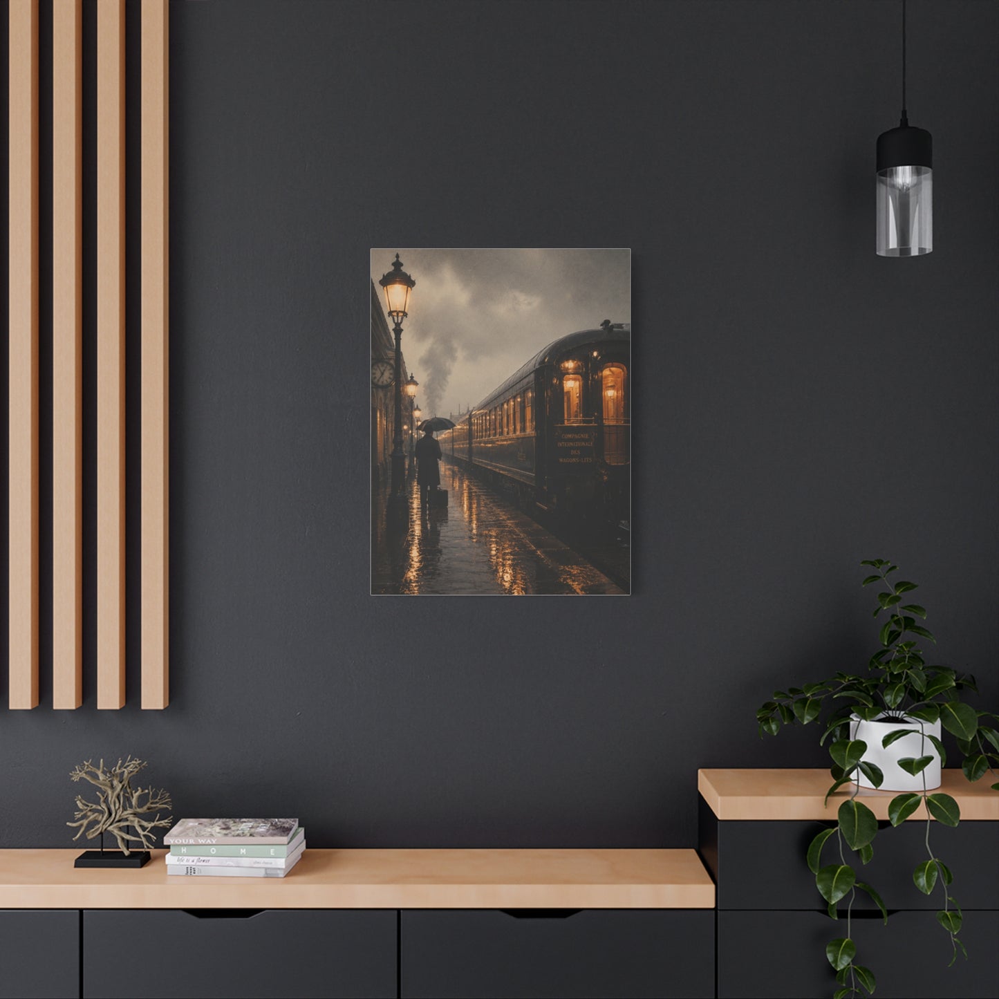 Classic European Night Train Journey Wall Art & Canvas Print