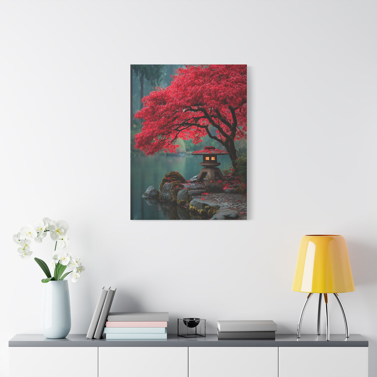 Japanese Maple Garden Autumn Wall Art & Canvas Print
