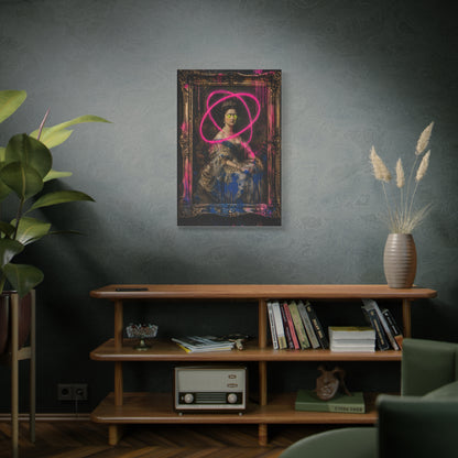 Graffiti Royal Portrait Rebellion Street Wall Art & Canvas Print