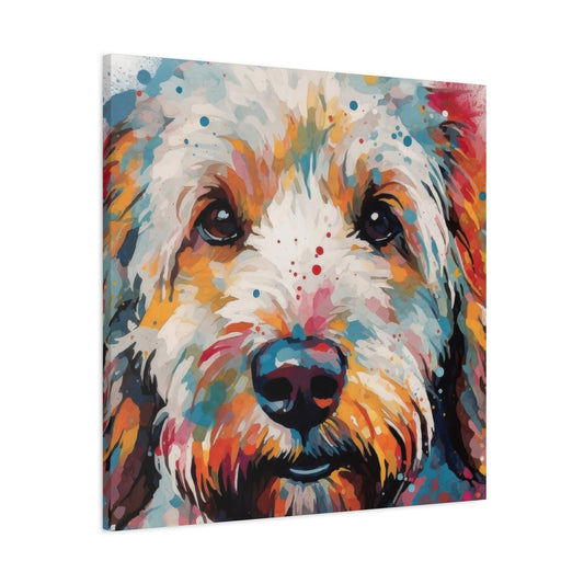 Labradoodle Colorful Wall Art & Canvas Prints