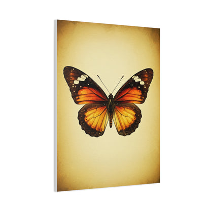 Vintage Monarch Butterfly Illustration Wall Art & Canvas Prints