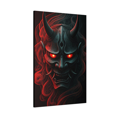 Dark Oni Mask Wall Art & Canvas Prints