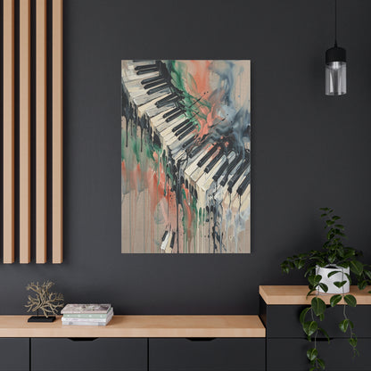 Abstract Piano Flow Expression Wall Art & Canvas Print