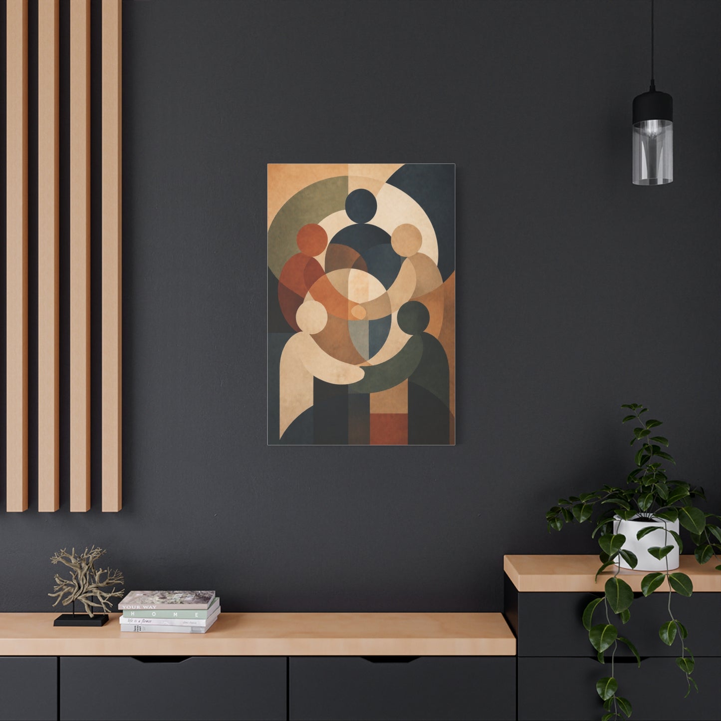 Corporate Unity Circle Composition Wall Art & Canvas Print