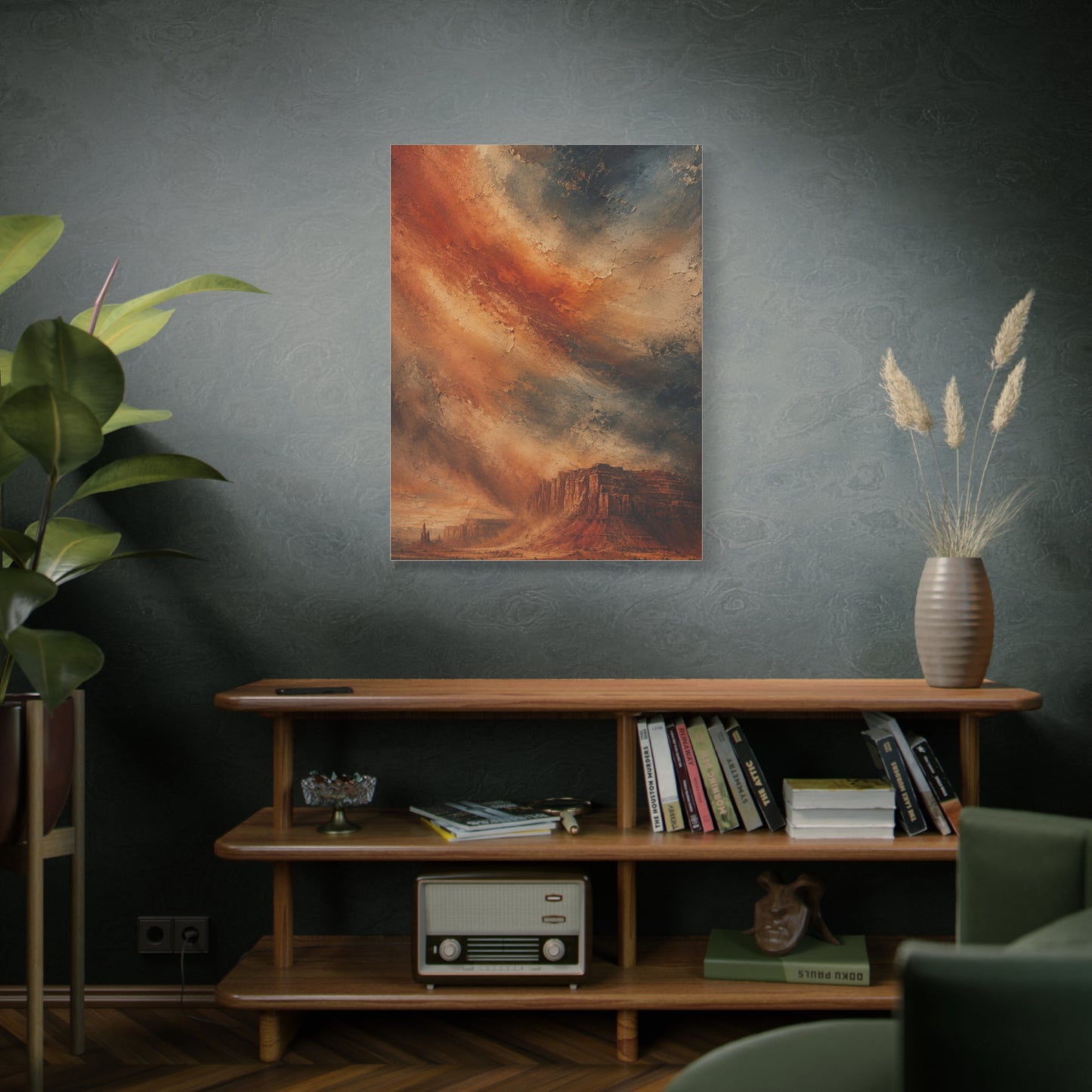 Dust Storm Mesa Abstract Wall Art & Canvas Print