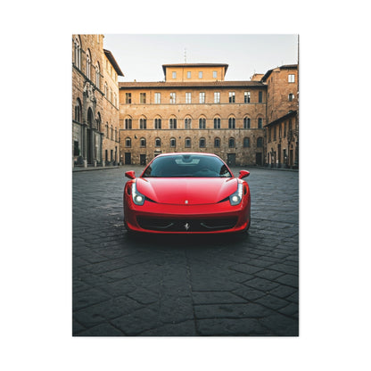 Ferrari 458 Italia Florence Piazza Wall Art & Canvas Prints