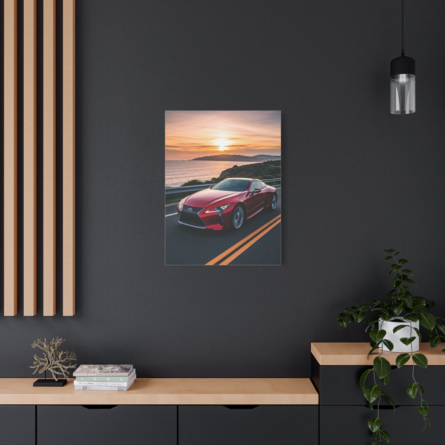 Lexus LC 500 Luxury Scenic Drive Wall Art & Canvas Prints