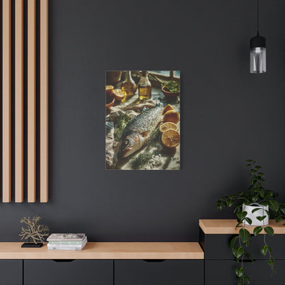 Fresh Whole Fish Mediterranean Prep Wall Art & Canvas Print