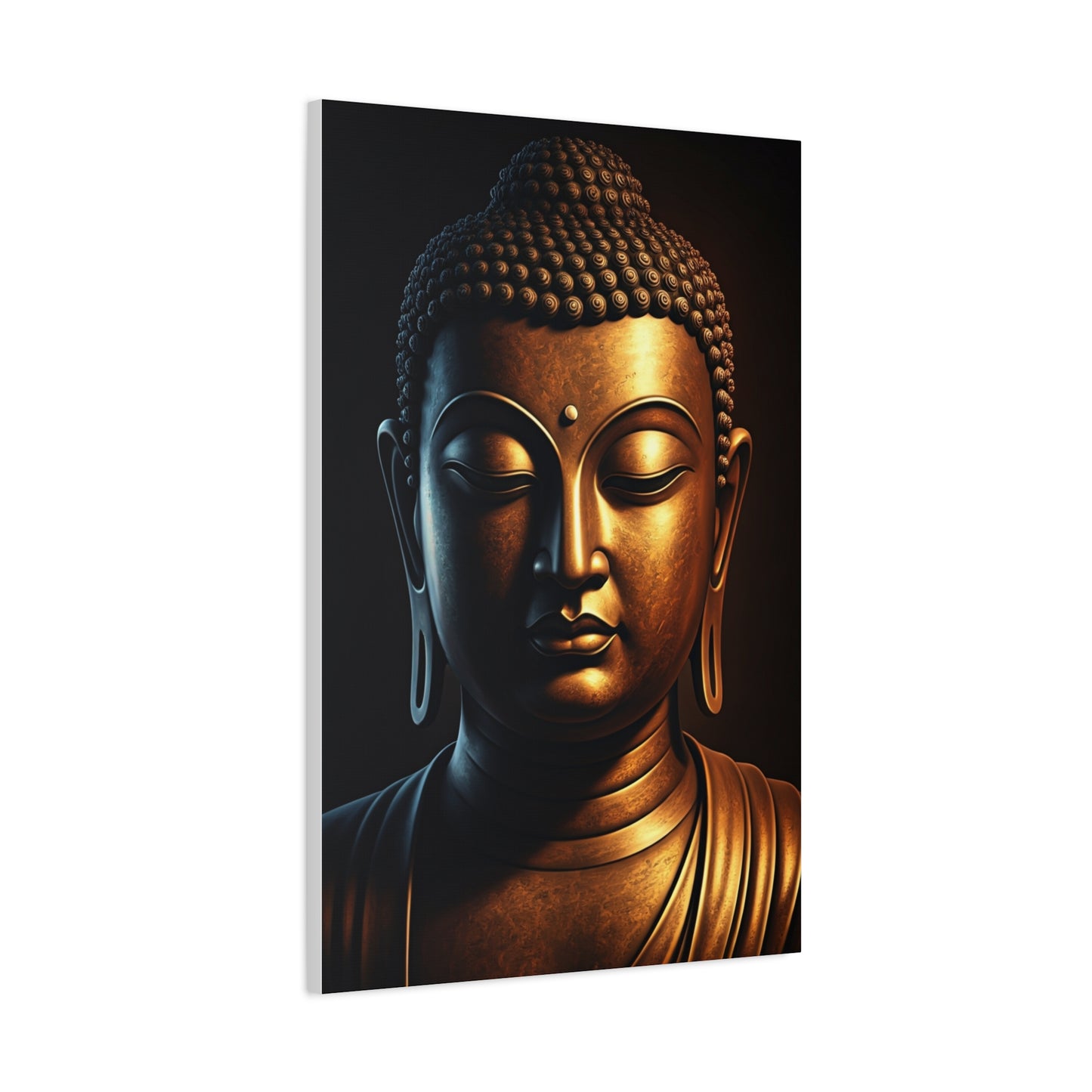 Golden Spark Buddha Meditation Wall Art & Canvas Prints