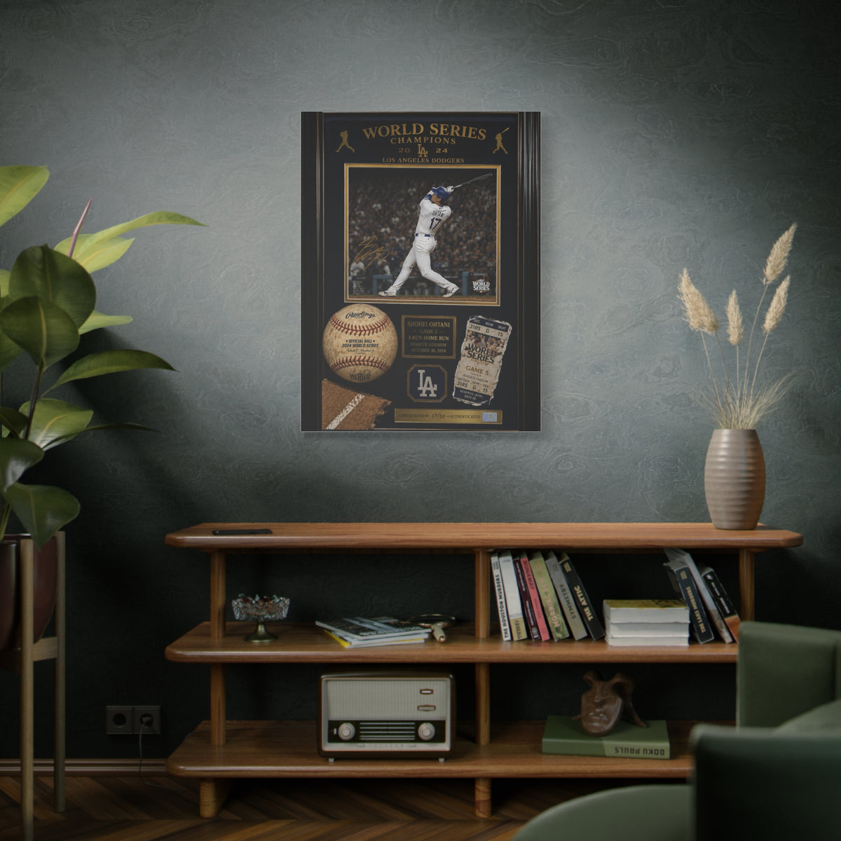 Shohei Ohtani World Series Memorabilia Sports Wall Art & Canvas Print