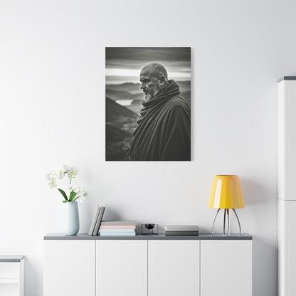Contemplative Wanderer Portrait Wall Art & Canvas Prints