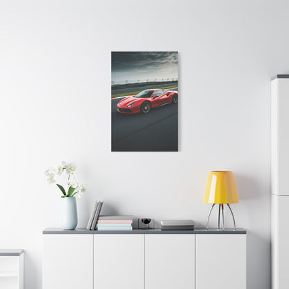 Ferrari 488 GTB Racing Line Precision Wall Art & Canvas Prints