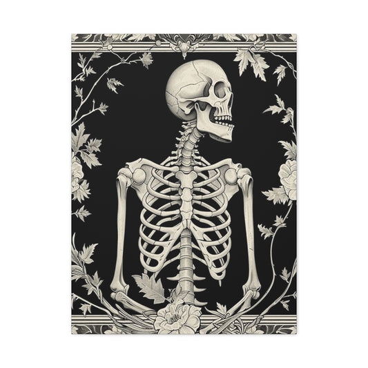 White Skeleton Poster Wall Art & Canvas Prints