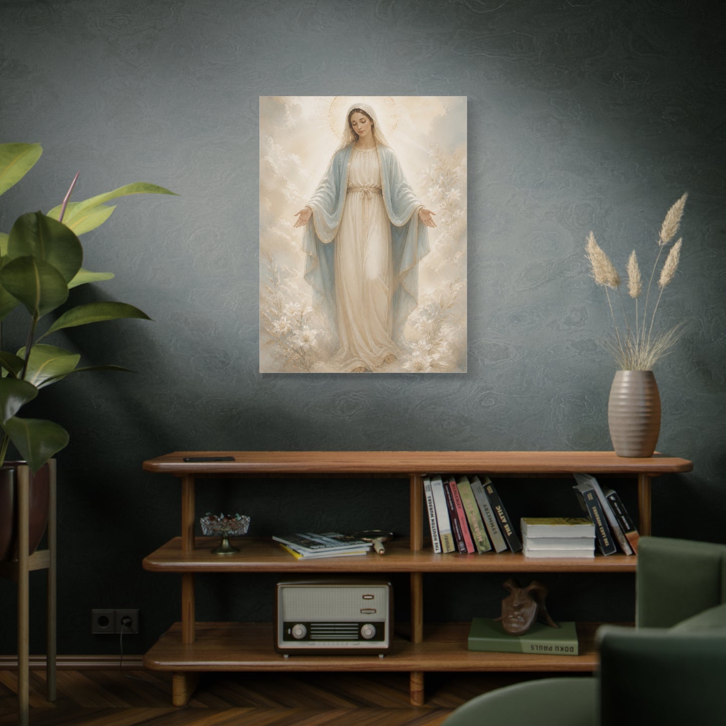 Our Lady of Grace Soft Luminous Portrait Wall Art & Canvas Print