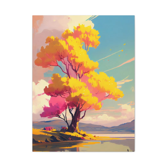Yellow Lush Tree Wall Art & Canvas Prints