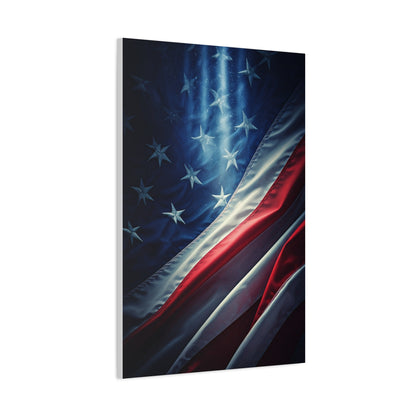 Lightning Freedom Flag Power Wall Art & Canvas Prints