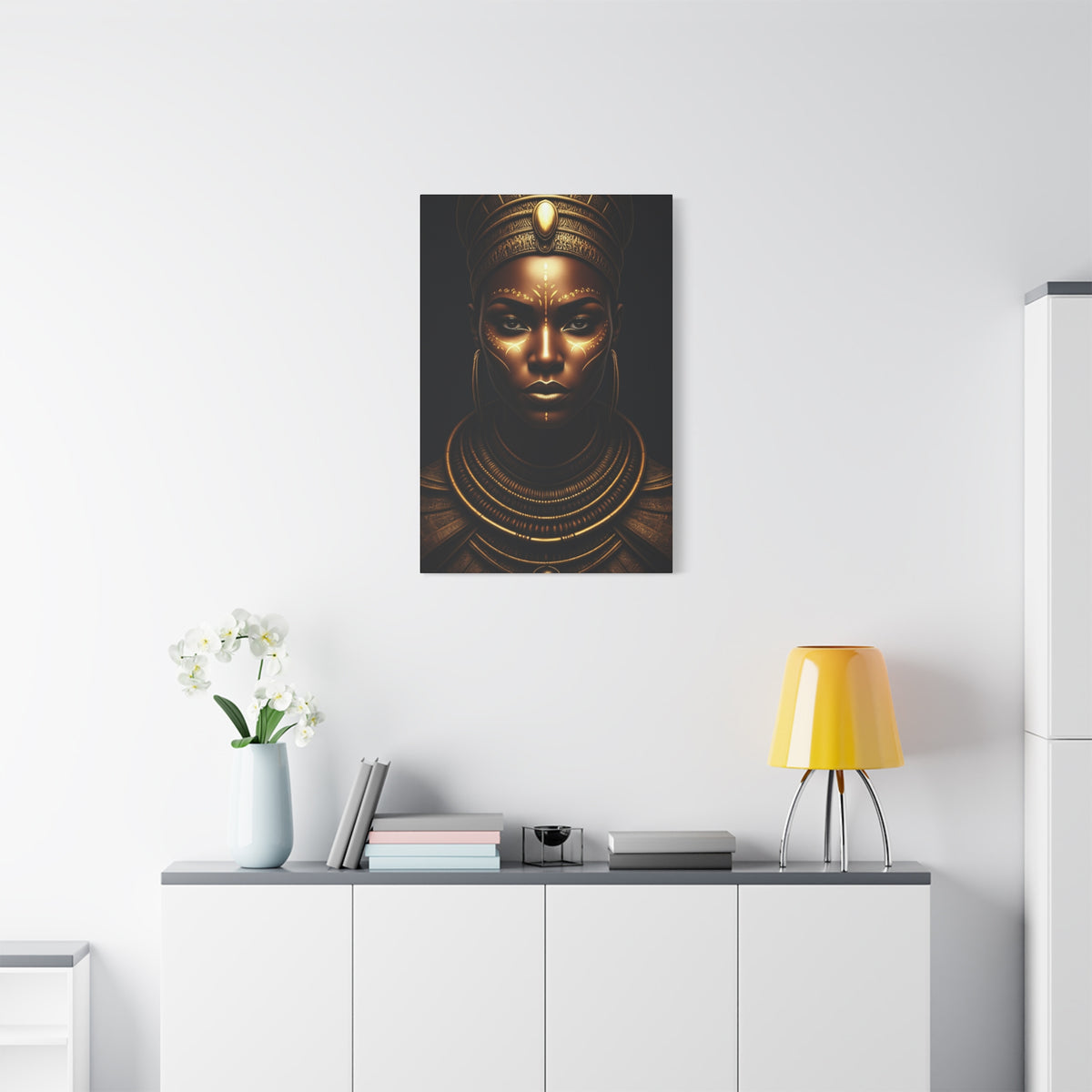 Sacred Queen of Gold Wall Art & Canvas Prints