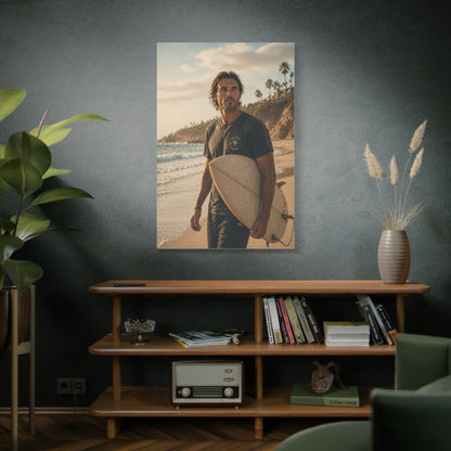 Coastal Surf Lifestyle Portrait Wall Art & Canvas Print